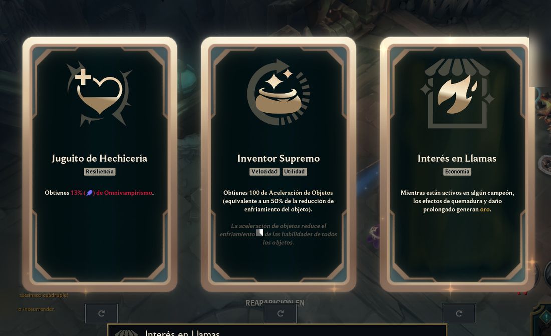 Tres cartas de aumento de ARAM: Caos sin ayuda